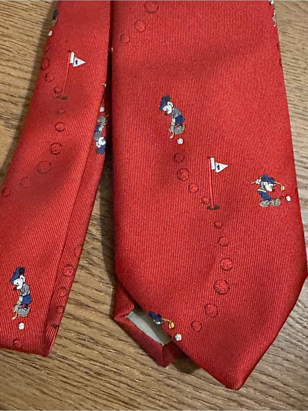 Balancine Disney Mickey Mouse Golf Motif Men’s Tie